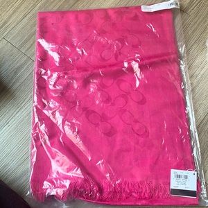 Pink Coach Scarf